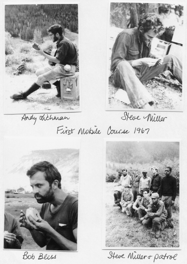 Colorado Outward Bound School, first "mobile" course in the san Juan Mountains of Colorado. Summer, 1967